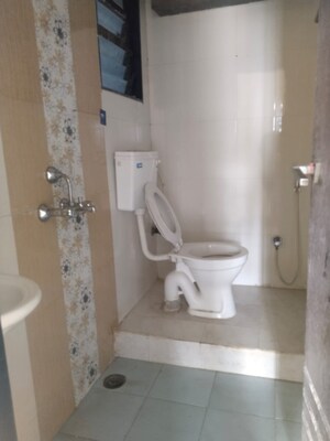 Bathroom in 2 BHK Apartment at Kasturi CHS Kharghar, Kharghar – for Rent