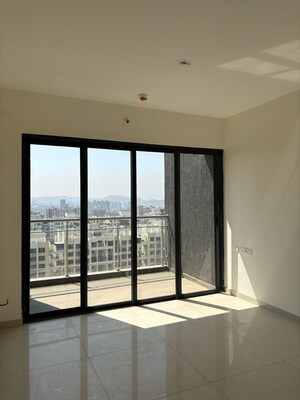 Living Room in 3 BHK Apartment at Paranjape Broadway, Wakad – for Rent