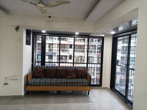 Living Room in 2.5 BHK Apartment at Sawan Highness, Kharghar – for Rent