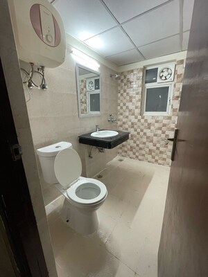 Bathroom in 4 BHK Apartment at Amrapali Terrace Homes, Tech Zone 4 Greater Noida – for Rent