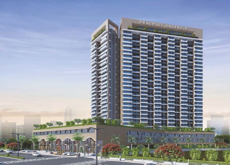 Exterior View, bhagwati-greens-2 2 Bedroom 1000 Sq.Ft. Apartment In Kharghar Navi Mumbai 9250236