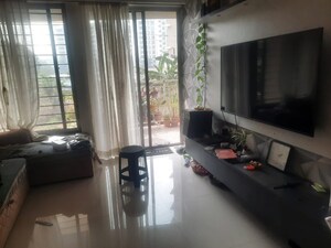 Living Room in 2 BHK Apartment at Wakad – for Rent