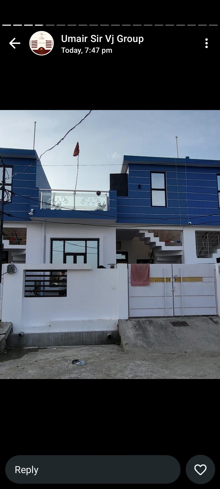 Exterior View, vj-dh2-homes 2.5 Bedroom 1000 Sq.Ft. Independent House In Faizabad Road Lucknow 9250431