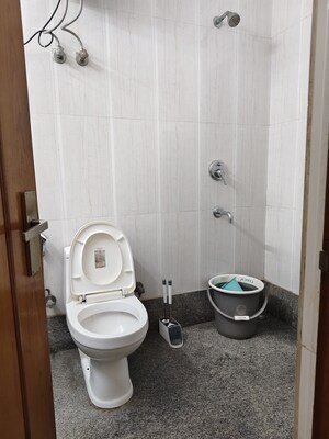 Bathroom in 2 BHK Apartment at Vasant Kunj – for Rent