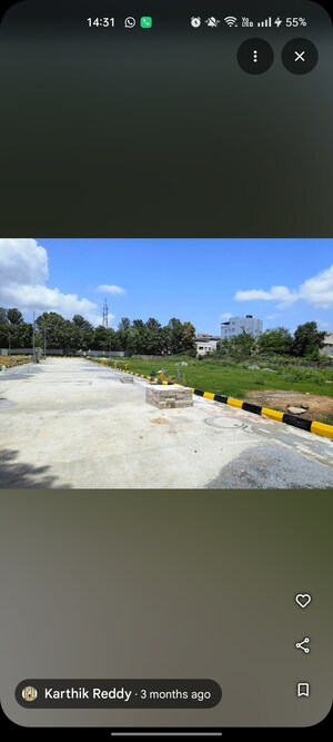  Plot – Exterior View View at Raja Rajeshwari Nagar - for Sale