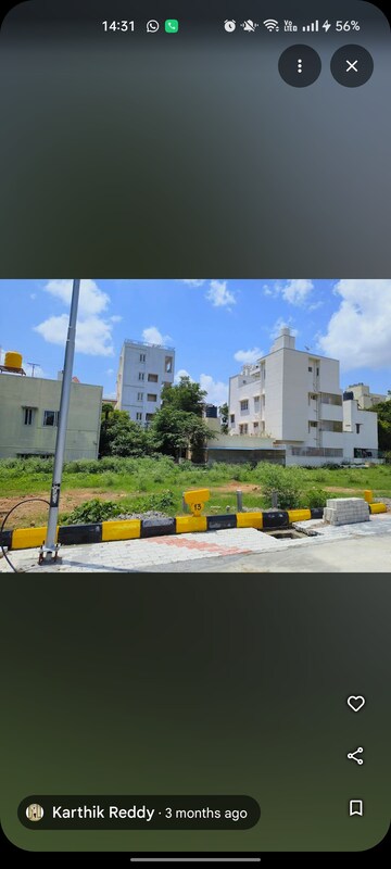  Plot – Exterior View View at Raja Rajeshwari Nagar - for Sale