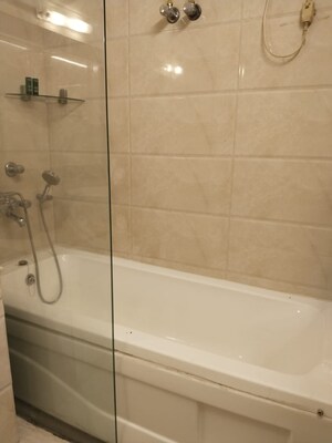 Bathroom in 2 BHK Builder Floor at Golf Links – for Rent