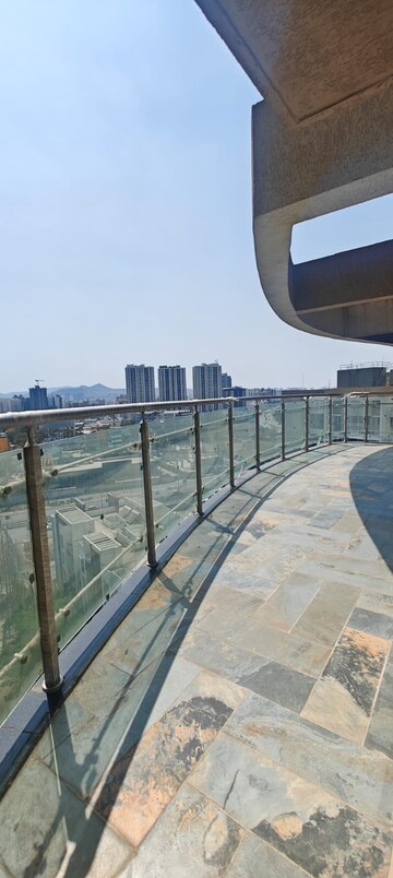 Balcony in 3 BHK Apartment at Keystone Altura, Wakad – for Rent