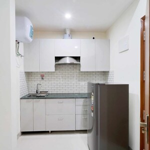 Kitchen in 1 RK Apartment at Sector 14 – for Rent