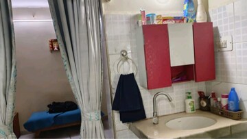 Bathroom in 1 BHK Apartment at Satya Pushpa CHS, Panch Pakhadi – for Rent