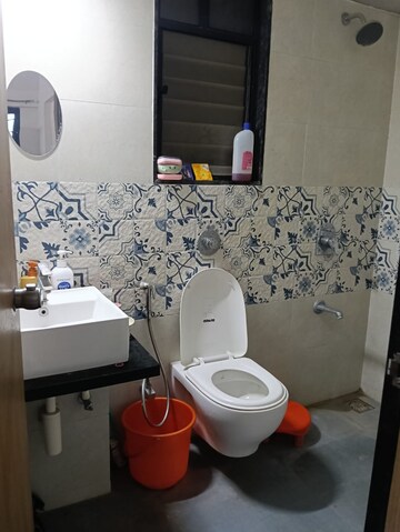 Bathroom in 2 BHK Apartment at Kohinoor Sapphire, Tathawade – for Rent