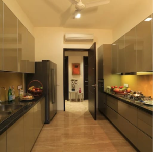 Kitchen in 2 BHK Apartment at Ambience Creacions, Sector 22 – for Rent