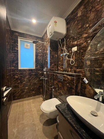 Bathroom in 3.5 BHK Builder Floor at Ansal Sushant Lok I, Sector 43 – for Sale