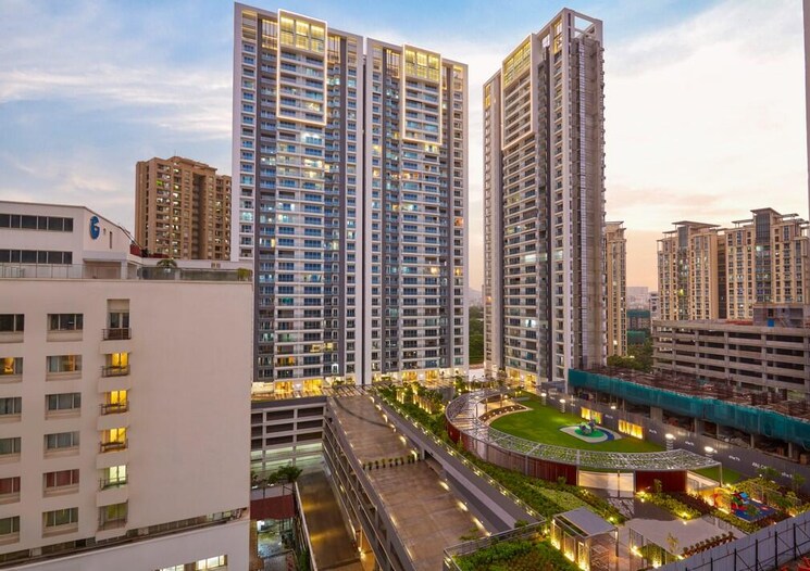 Exterior View, courtyard-by-narang-realty-and-the-wadhwa-group 2 Bedroom 830 Sq.Ft. Apartment In Pokhran Road No Two Thane 9250771