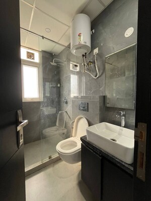 Bathroom in 1 BHK Builder Floor at Saket – for Rent