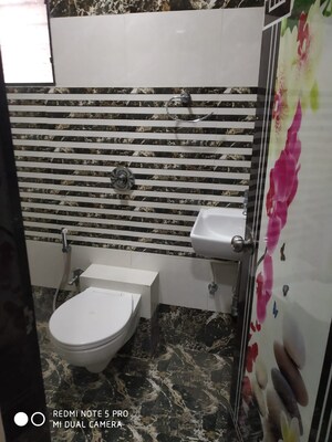 Bathroom in 1 BHK Apartment at Raunak Delight, Owale – for Rent
