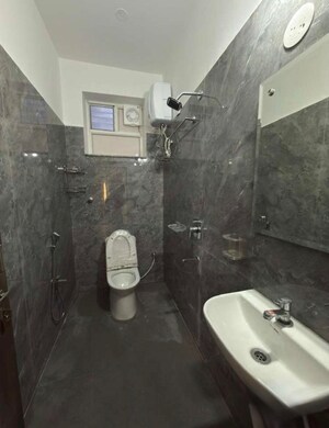 Bathroom in 3 BHK Apartment at Madhapur – for Rent