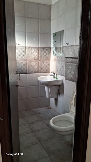 Bathroom in 3 BHK Apartment at Motiaz Royal Citi, Ambala Highway – for Rent