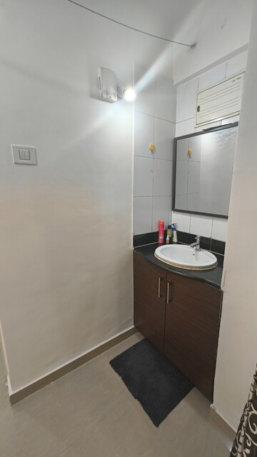 Bathroom in 3 BHK Apartment at Nyati Evita, Dhanori – for Rent