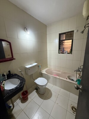 Bathroom in 2 BHK Apartment at Gokul Nagari Kalyan, Kalyan West – for Rent