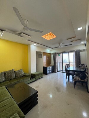 Living Room in 1 BHK Apartment at Puranik City Reserva, Ghodbunder Road – for Rent