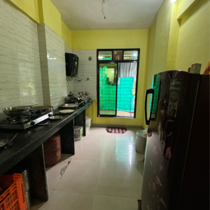 Kitchen in 1 BHK Apartment at Rukmini Garden, Titwala – for Sale