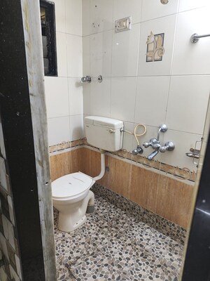 Bathroom in 2 BHK Apartment at Kopar Khairane Sector 20 – for Rent