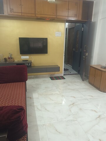 Hall in 2 BHK Apartment at Lokpuram CHS, Vasant Vihar – for Rent