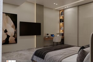 Bedroom in 4 BHK Apartment at MJ 81 Aureate, Bandra West – for Rent