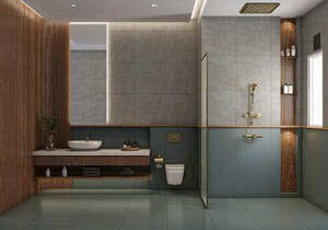 Bathroom in 4 BHK Apartment at MJ 81 Aureate, Bandra West – for Rent