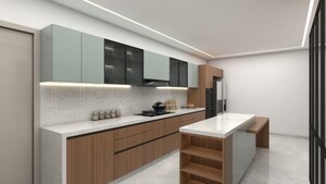 Kitchen in 4 BHK Apartment at MJ 81 Aureate, Bandra West – for Rent