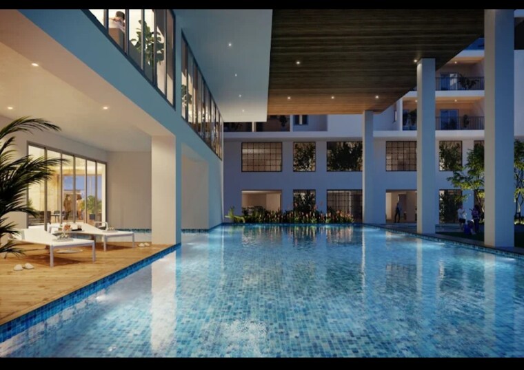 Swimming Pool, ghr-titania 3 Bedroom 2451 Sq.Ft. Apartment In Kondapur Hyderabad 9251038