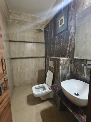 Bathroom in 3 BHK Builder Floor at Sushant Lok 2, Sector 57 – for Rent