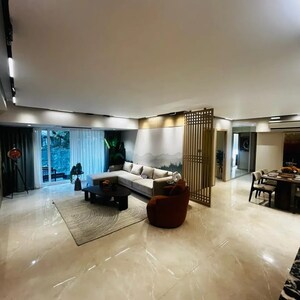 Living Room in 4 BHK Apartment at Ruparel Panache, Santacruz West – for Sale