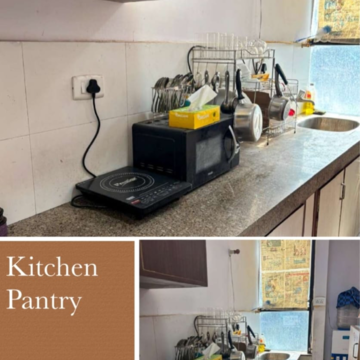 Kitchen in  Office Space at Vibhuti Khand – for Rent