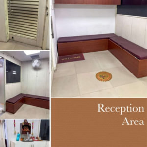 Kitchen in  Office Space at Vibhuti Khand – for Rent