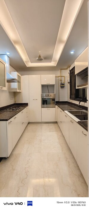 Kitchen in 3 BHK Builder Floor at Defence Colony – for Rent