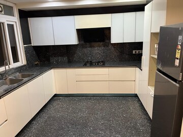 Kitchen in 3 BHK Builder Floor at South Extension ii – for Rent
