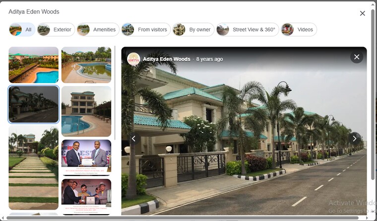 Exterior View, aditya-eden-woods 4 Bedroom 3815 Sq.Ft. Villa In Tellapur Hyderabad 9251181