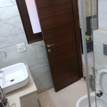 Bathroom in 3 BHK Builder Floor at Greater Kailash I – for Rent