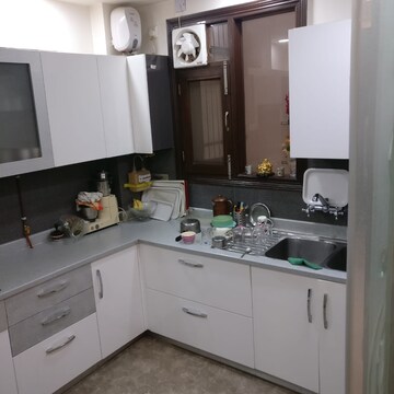Kitchen in 3 BHK Builder Floor at Greater Kailash I – for Rent