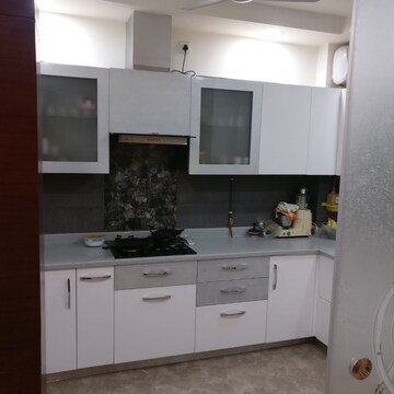 Kitchen in 3 BHK Builder Floor at Greater Kailash I – for Rent