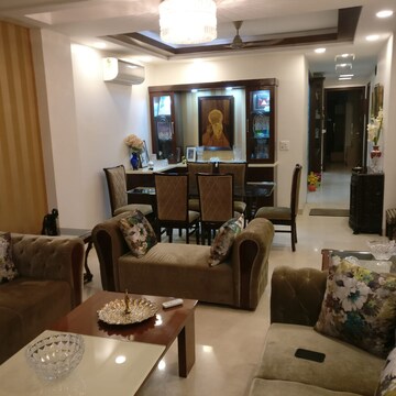 Living Room in 3 BHK Builder Floor at Greater Kailash I – for Rent