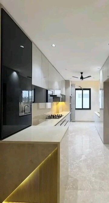 Kitchen in 3 BHK Apartment at Chattarpur – for Rent