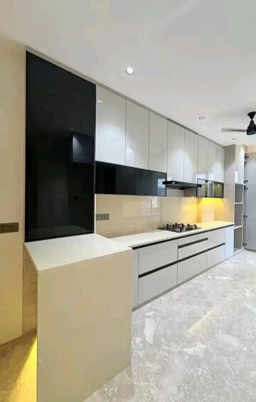 Kitchen in 3 BHK Apartment at Chattarpur – for Rent