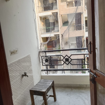 Balcony in 2 BHK Builder Floor at Malviya Nagar – for Rent
