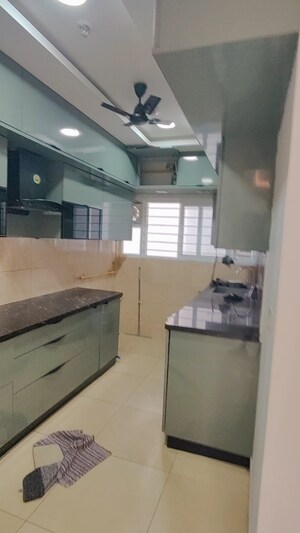 Kitchen in 2.5 BHK Apartment at Prestige High Fields, Gachibowli – for Rent