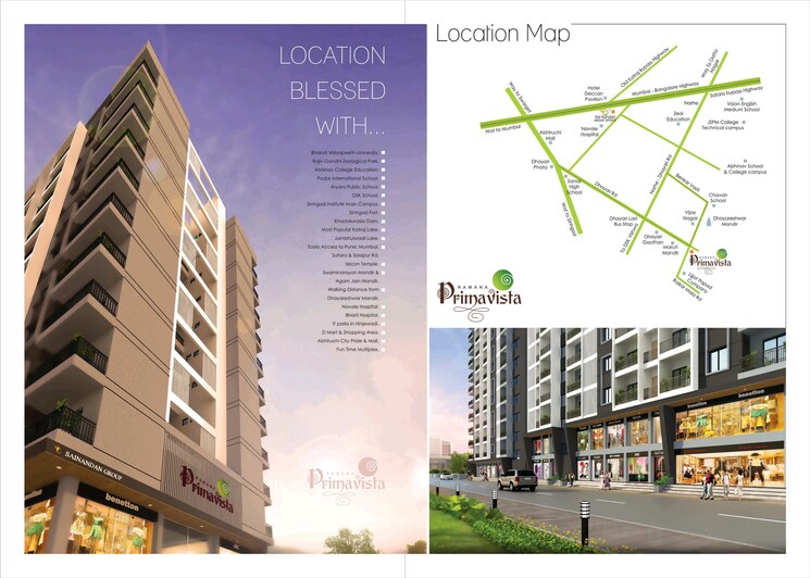 Exterior View, sai-ramana-primavista 2 Bedroom 800 Sq.Ft. Apartment In Dhayari Pune 9251305