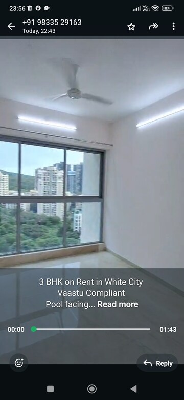 Room in 3 BHK Apartment at Hubtown Rising City, Ghatkopar East – for Sale