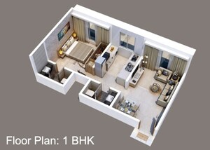 Floor Plan in 1 BHK Apartment at Jankalyan Nagar – for Sale